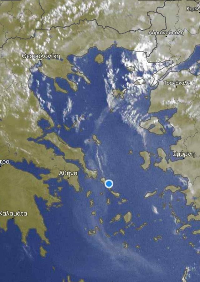 Κολυδάς: Η φωτιά στα Δαρδανέλια "πνίγει" με καπνό και καμένο αέρα σχεδόν όλο το Αιγαίο
