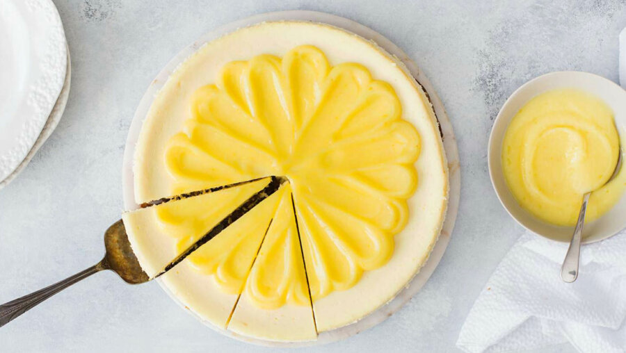 Cheesecake λεμόνι - Γόβα Στιλέτο