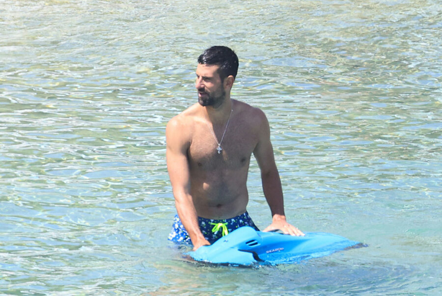 Novak Djokovic: Τρυφερές στιγμές στη Μύκονο με τη σύζυγό του, Jelena Pack - Φωτογραφίες