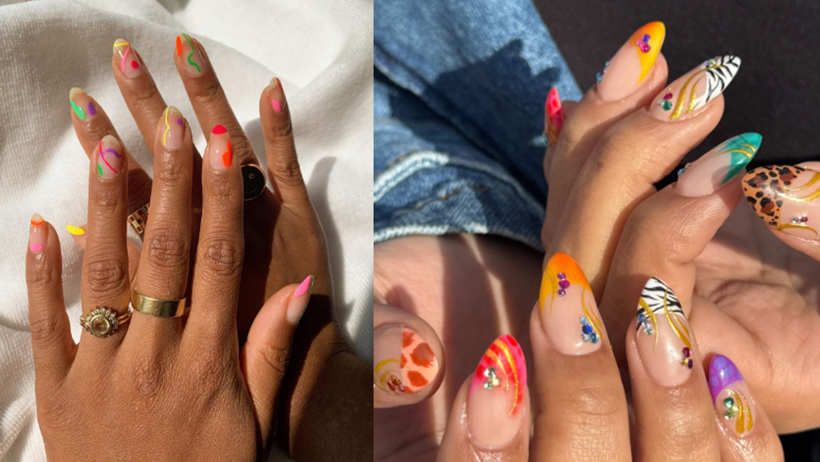 Mismatched nail art: Το πιο fun trend του καλοκαιριού