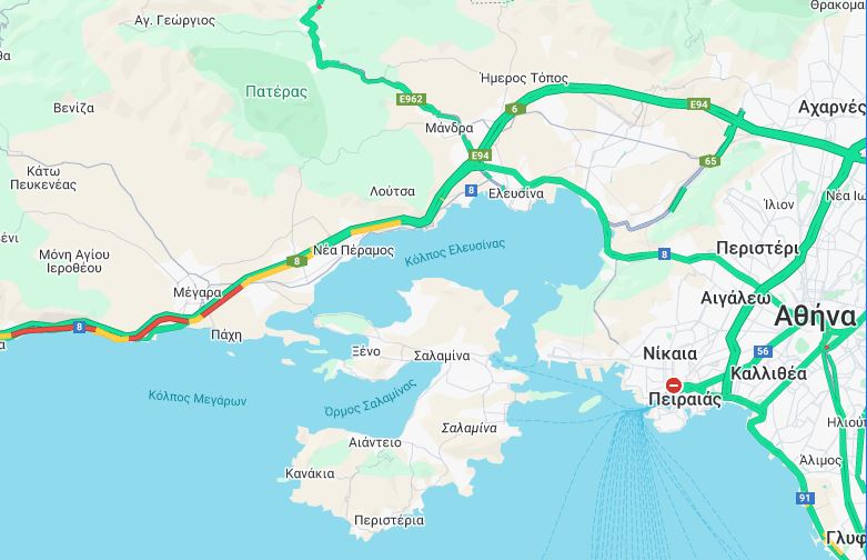 Επιστρέφουν οι εκδρομείς του Αυγούστου - Κίνηση από τους Αγίους Θεοδώρους μέχρι τη Νέα Πέραμο