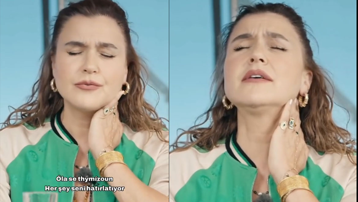 Viral στο TikTok η διάσημη Τουρκάλα τραγουδίστρια που ερμηνεύει με πάθος το «Όλα σε θυμίζουν»