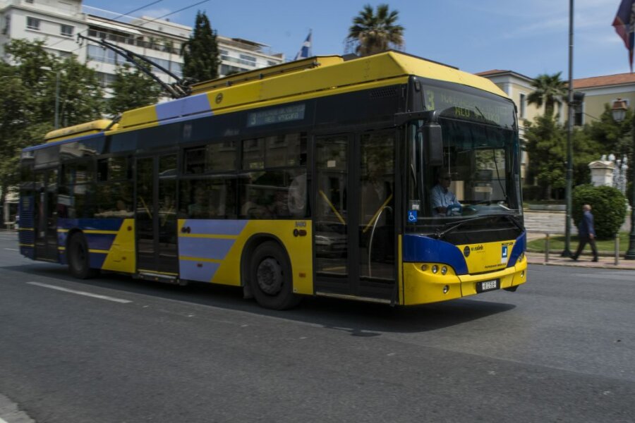 τρόλεϊ Αθήνα δρόμος