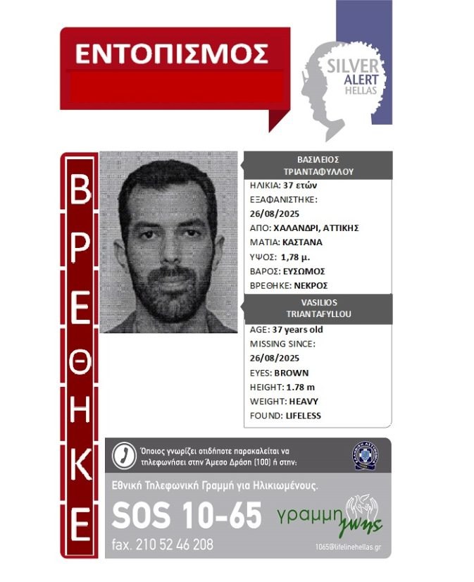 Εξαφανίστηκε από το Χαλάνδρι και βρέθηκε νεκρός στη «χαράδρα του Χάρου» στον Γράμμο