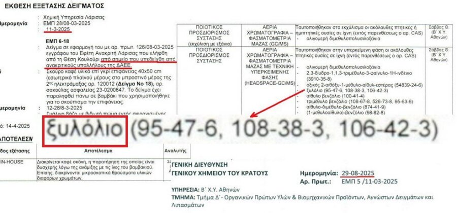 Αποκάλυψη in: Ανακάλυψαν 12 νέα δείγματα ξυλολίου, μόλις τελείωσε η έρευνα για τα Τέμπη