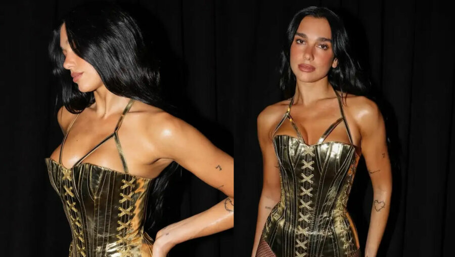 Dua Lipa: Η sexy εμφάνιση με χρυσό κορμάκι στη συναυλία της στο Τορόντο