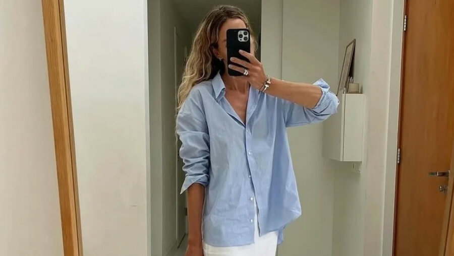 Γαλάζιο πουκάμισο: Το item που μπορείς να φορέσεις παντού