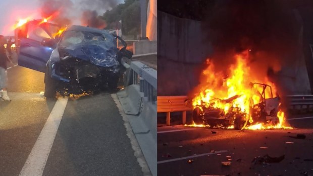Πώς συνέβη το φρικτό τροχαίο δυστύχημα στην Ολυμπία Οδό - Σοκάρουν οι εικόνες
