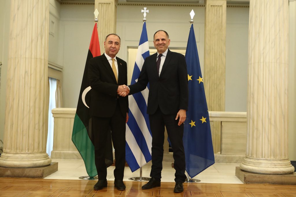 Γεραπετρίτης και Αλ Μπαούρ κήρυξαν την έναρξη οριοθέτησης ελληνολιβυκής ΑΟΖ