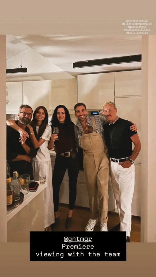 Ζενεβιέβ Μαζαρί: Dinner στο σπίτι της με τους κριτές του GNTM την βραδιά της πρεμιέρας