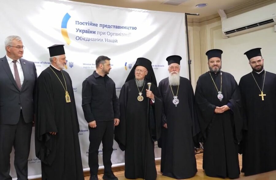 Βαρθολομαίος σε Ζελένσκι: Καταδίκη της ρωσικής εισβολής – «Προσδοκούμε νικηφόρα ειρήνη»