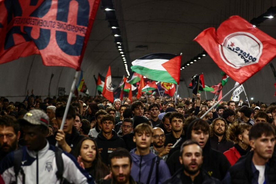Ιταλία: Κινητοποιήσεις αλληλεγγύης για τον Global Sumud Flottilla