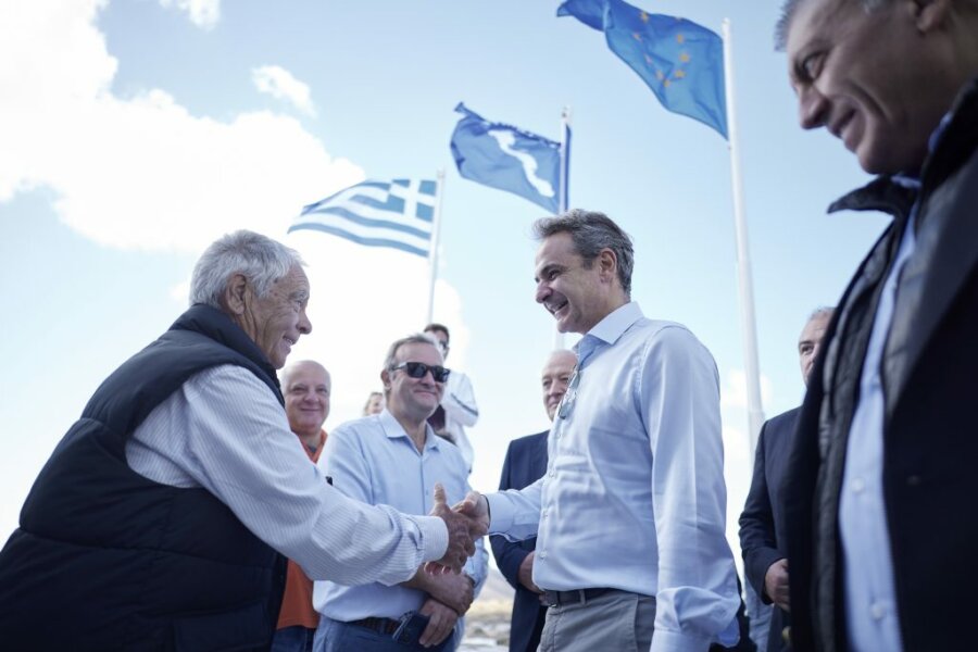 Μητσοτάκης από Αμοργό: Η Ελλάδα πρωτοστατεί στην προστασία του θαλάσσιου περιβάλλοντος στην Ευρώπη