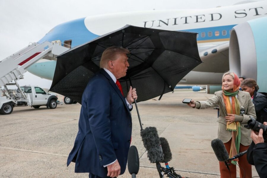 Απογειώθηκε το Air Force One που μεταφέρει τον Τραμπ στο Ισραήλ – «Ο πόλεμος τελείωσε», το μήνυμα που έστειλε προς όλους