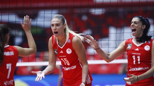 Ολυμπιακός – Θέτις 3-1: Νικηφόρα πρεμιέρα για τις «ερυθρόλευκες»