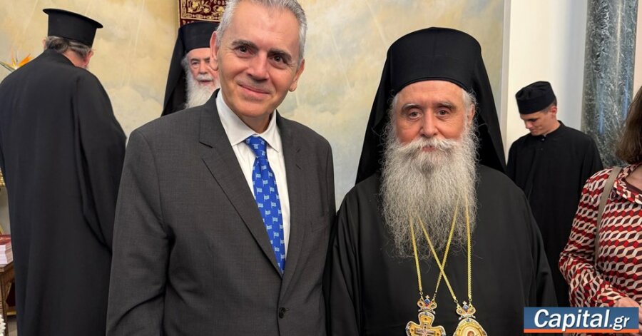 Ο Μ.Χαρακόπουλος στη χειροτονία του νέου Αρχιεπισκόπου: Μια νέα ελπιδοφόρα...