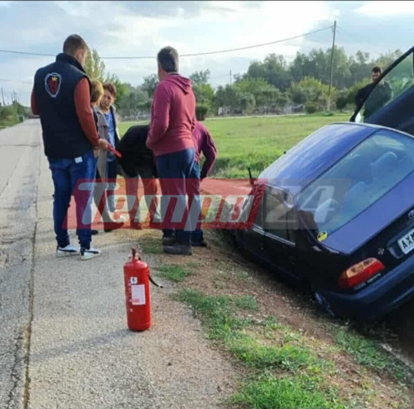 Αχαΐα: Εκσκαφέας παρέσυρε ΙΧ και το πέταξε σε χαντάκι – Επιχείρηση για τον απεγκλωβισμό των επιβατών
