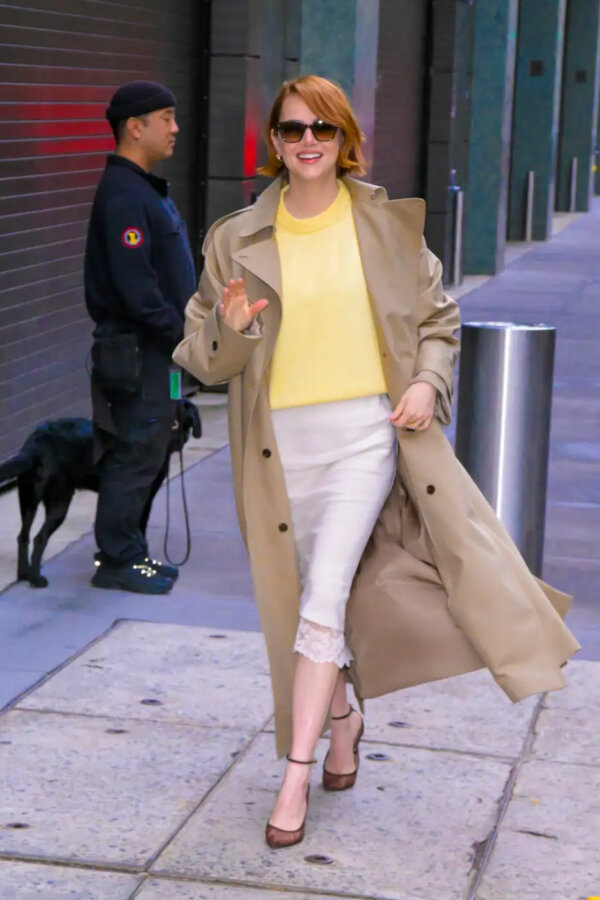 Emma Stone: Ένα look, δύο μεγάλα trends του φθινοπώρου!