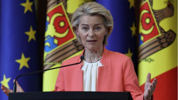 ΕΕ: Η Ούρσουλα φον ντερ Λάιεν καταγγέλλει την «υβριδική απειλή» της Λευκορωσίας στη Λιθουανία