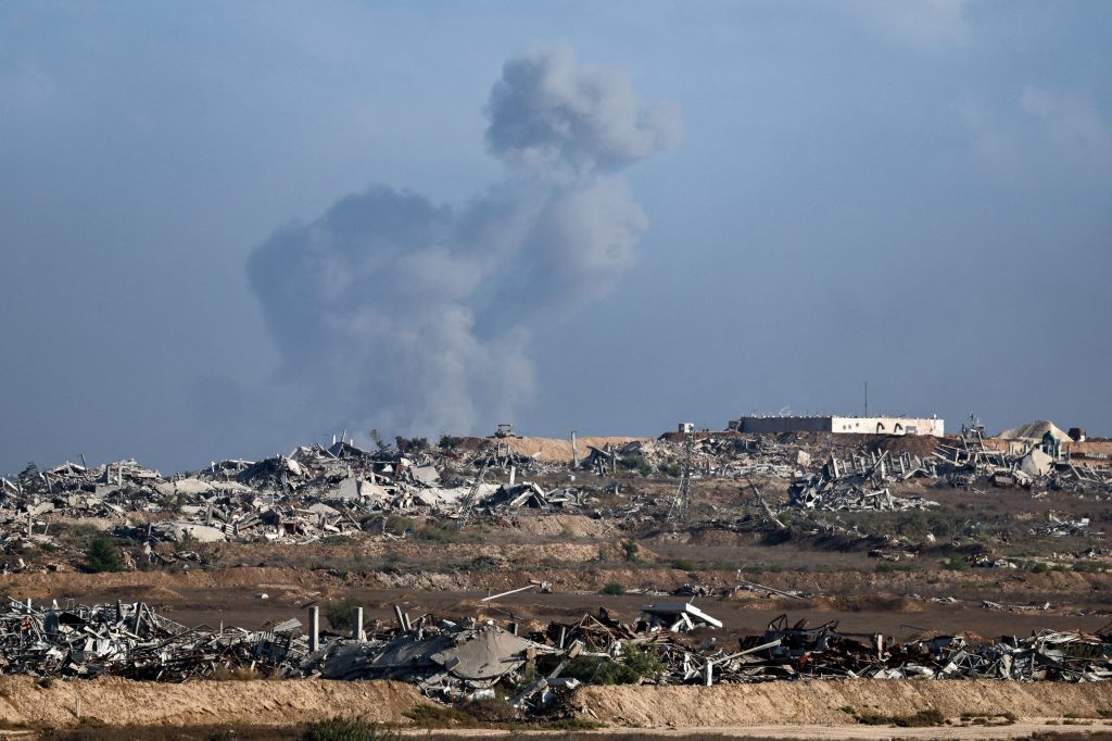 Κατεστραμμένη περιοχή στη Γάζα