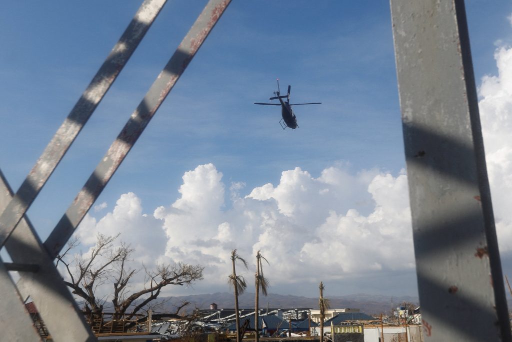 Αεροσκάφος σε πληγείσα Καραϊβική