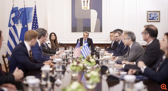 Συνάντηση Κυρ. Μητσοτάκη με τους υπουργούς Εσωτερικών και Ενέργειας των ΗΠΑ - Στο επίκεντρο η ενεργειακή ασφάλεια της Ευρώπης