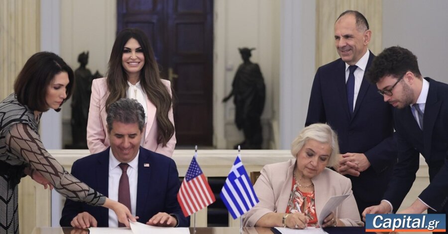 Υπεγράφη η συμφωνία Ελλάδας-ΗΠΑ στο υπουργείο Εξωτερικών