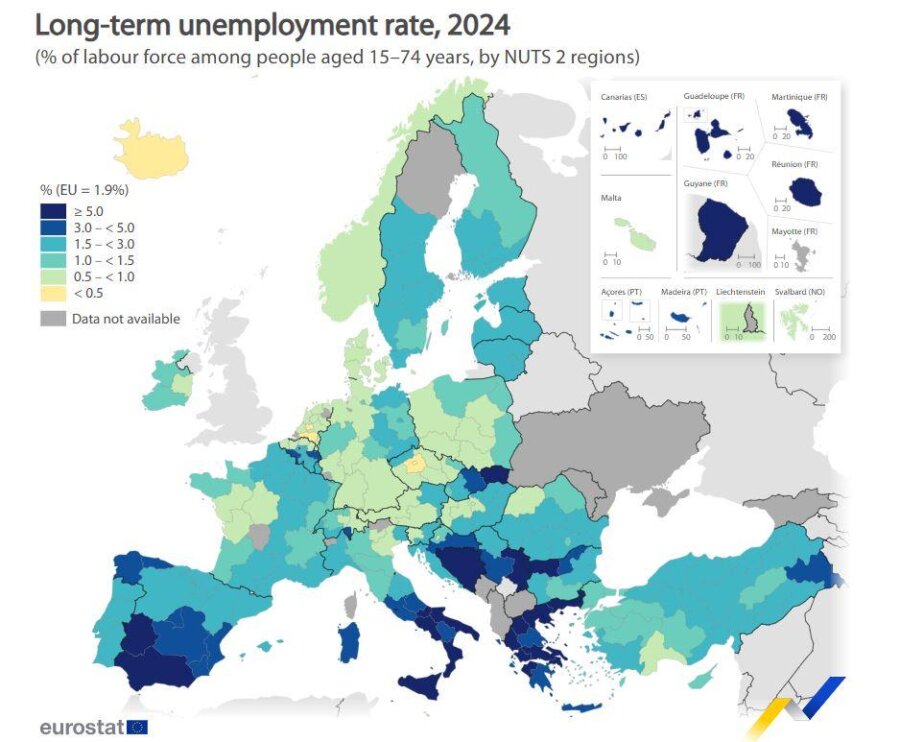Μακροχρόνια άνεργοι: 4 περιφέρειες της Ελλάδας με ποσοστά πάνω από 7% - Οικονομικός Ταχυδρόμος