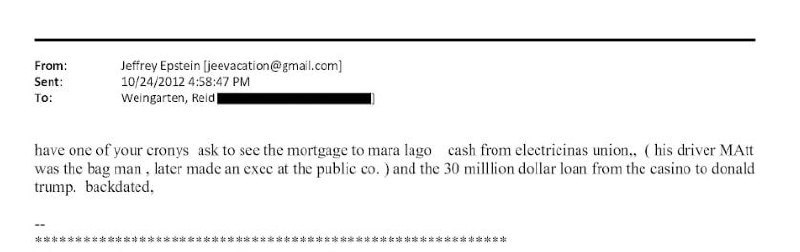 Οι Δημοκρατικοί δημοσίευσαν email του Έπσταϊν που αναφέρουν ότι ο Τραμπ «γνώριζε για τα κορίτσια»