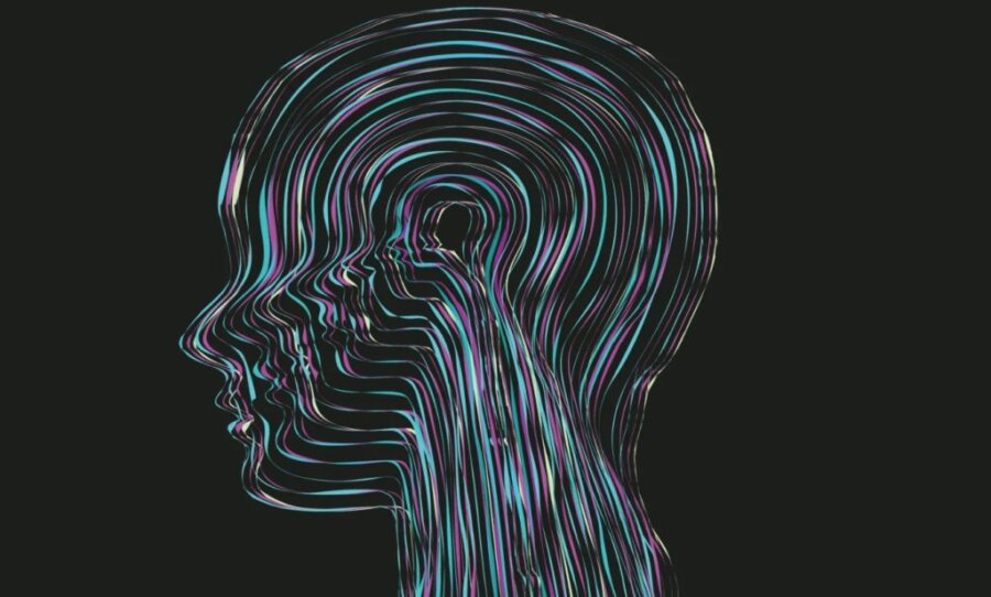 Αφηρημένος ανθρώπινος εγκέφαλος