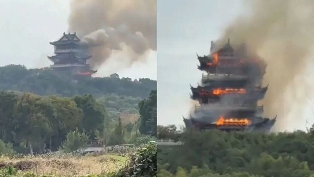 Κίνα: Ναός μοναστικού συγκροτήματος 1.500 ετών έγινε στάχτη από κακή χρήση θυμιατών και κεριών [βίντεο]