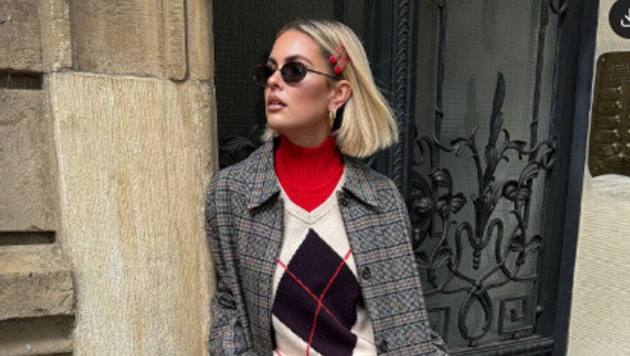 Το πουλόβερ με ρόμβους επιστρέφει – Το preppy trend που φορά τώρα όλο το fashion crowd