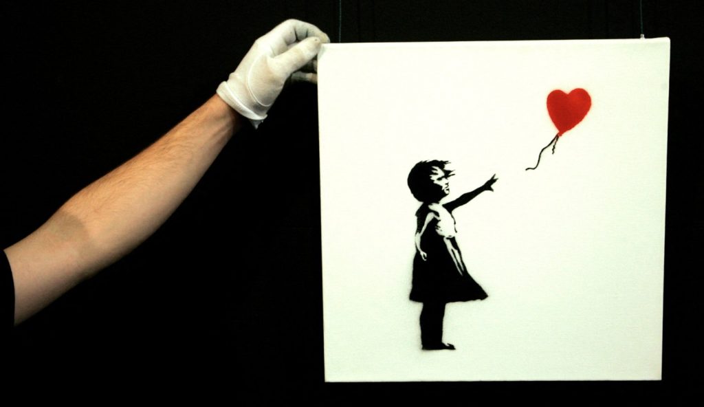 Έργο Banksy Balloon Girl