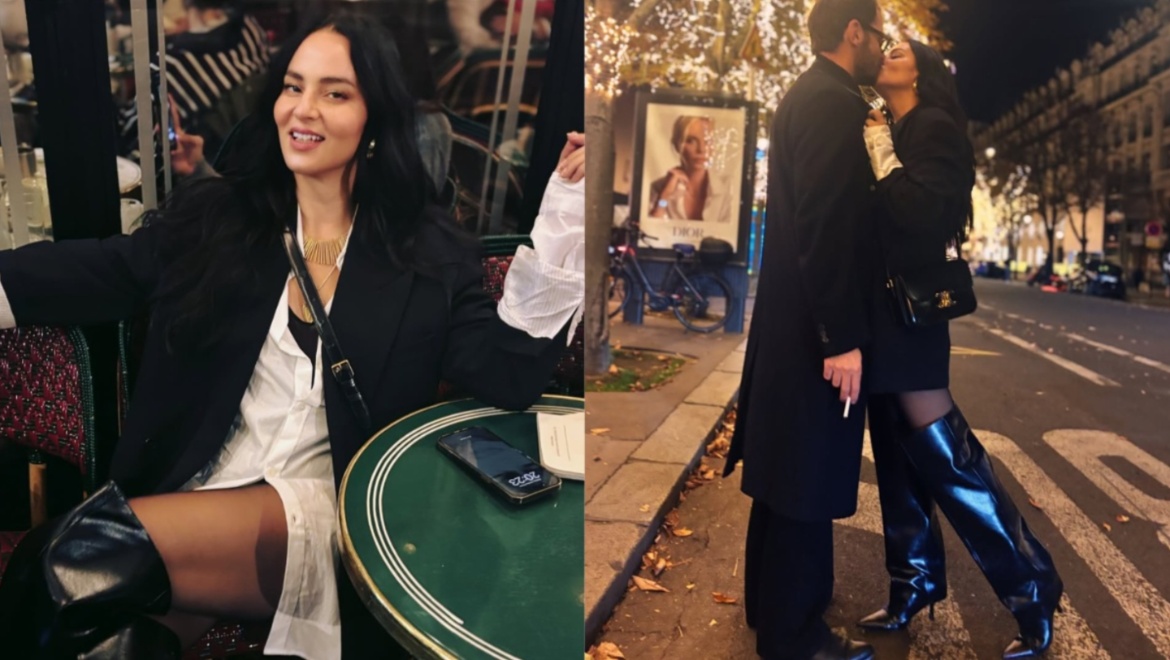 Ζενεβιέβ Μαζαρί: Ρομαντικές στιγμές με το σύζυγό της, Βασίλη Καρύδη στο Παρίσι - Το τρυφερό φιλί του ζευγαριού