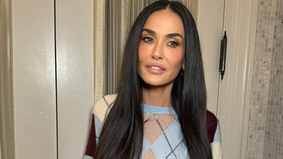 Ο Δημήτρης Γιαννέτος πίσω από το εντυπωσιακό glossy look της Demi Moore