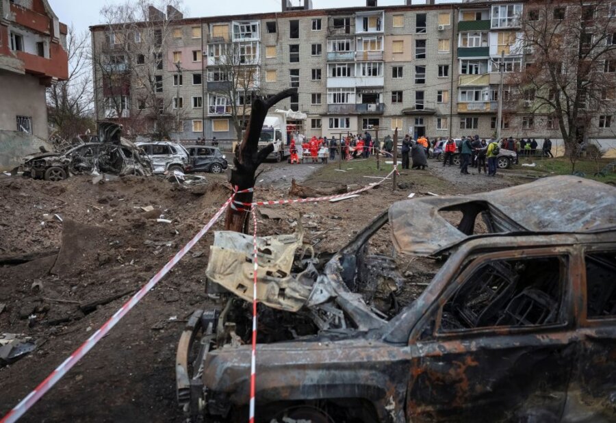 Καταστροφές στο Χάρκοβο