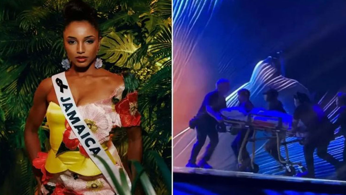 Το ατύχημα που πάγωσε τα Miss Universe: Η τρομακτική πτώση της Miss Jamaica