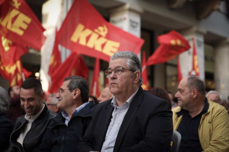 Ο γ.γ. του ΚΚΕ, Δημήτρης Κουτσούμπας