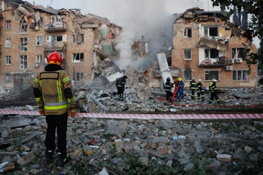 Ερείπια επίθεσης Κίεβου