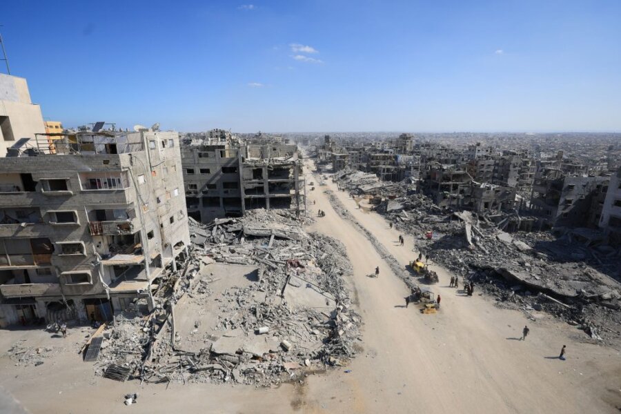 Κατεστραμμένη Γάζα πόλη