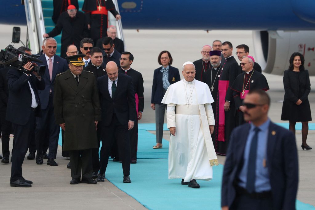Άφιξη πάπα στην Τουρκία