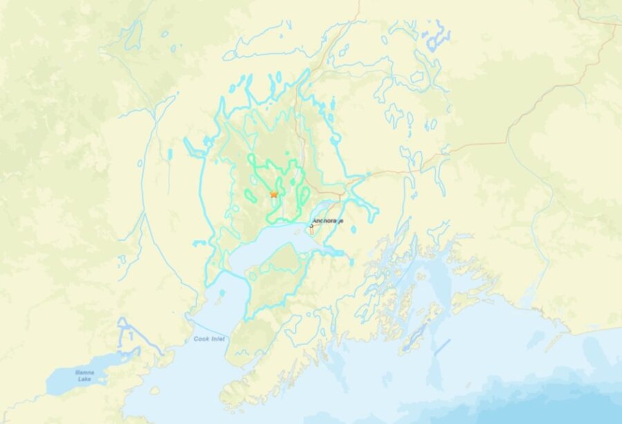 Ισχυρός σεισμός 6 Ρίχτερ στην Αλάσκα