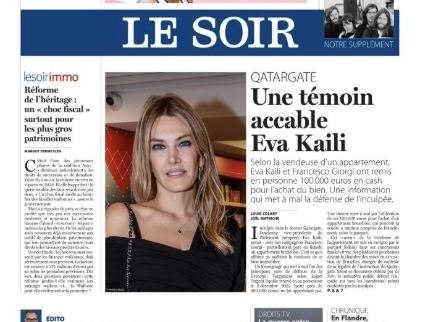 Le Soir: Μάρτυρας εμπλέκει άμεσα την Εύα Καϊλή στο Qatargate - Νέα στοιχεία στη βελγική δικαιοσύνη