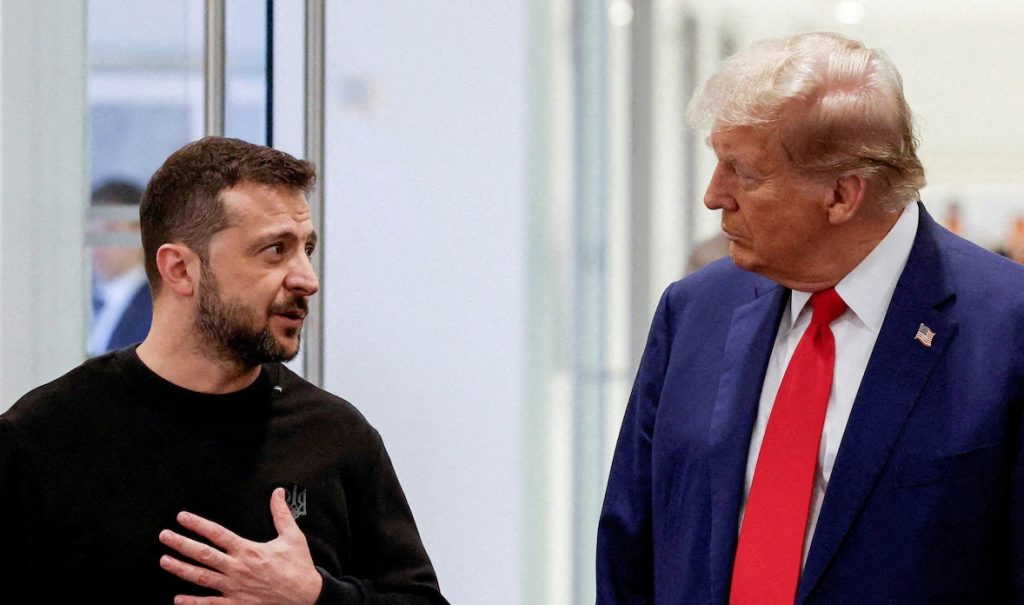 Ζελένσκι και Τραμπ συζητούν