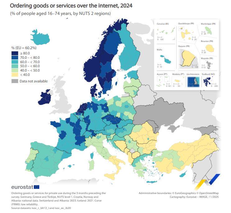 Online αγορές: Ποιες περιοχές της Ελλάδας αγοράζουν περισσότερο μέσω διαδικτύου - Οικονομικός Ταχυδρόμος