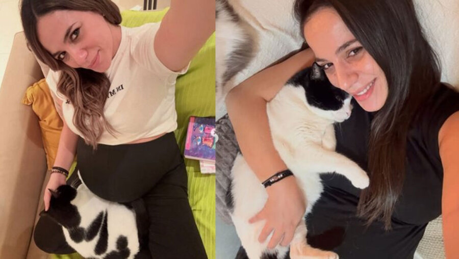 Ευλαμπία Ρέβη: Τρυφερές στιγμές με τις γάτες της στον 8ο μήνα εγκυμοσύνης - Τι λέει για την ασφάλεια με τα κατοικίδια