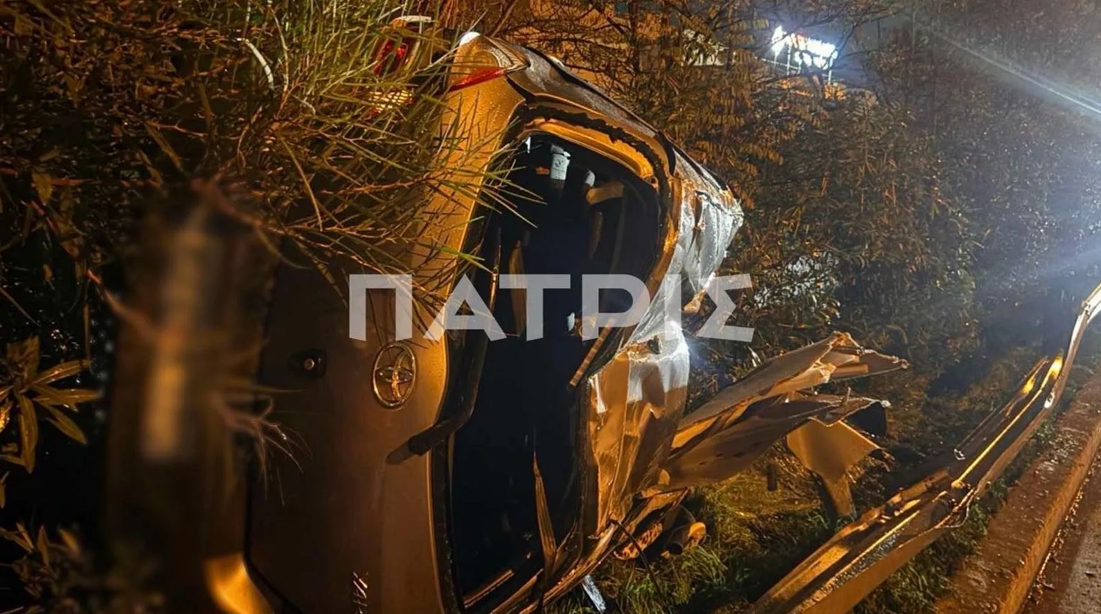 Σοκαριστικό τροχαίο στον ΒΟΑΚ - Ο οδηγός απεγκλωβίστηκε από την ΕΜΑΚ