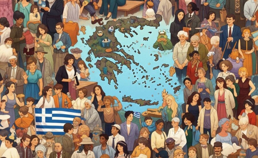 Δημογραφικό: Η πληθυσμιακή πυραμίδα Ελλήνων και αλλοδαπών - Γεννήσεις, θάνατοι και το κρίσιμο 7,1%