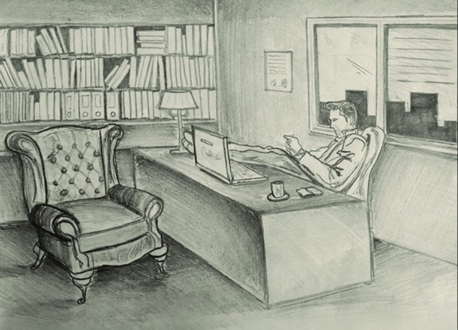 11o-deyteros-estrive-tsigara-pou-ta-apothikeye-stin-asimenia-tampakera-tou-me-ta-podia-tou-pano-sto-grafeio