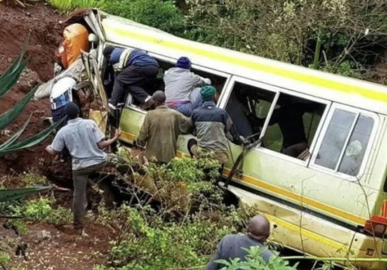 Λεωφορείο σε δυστύχημα